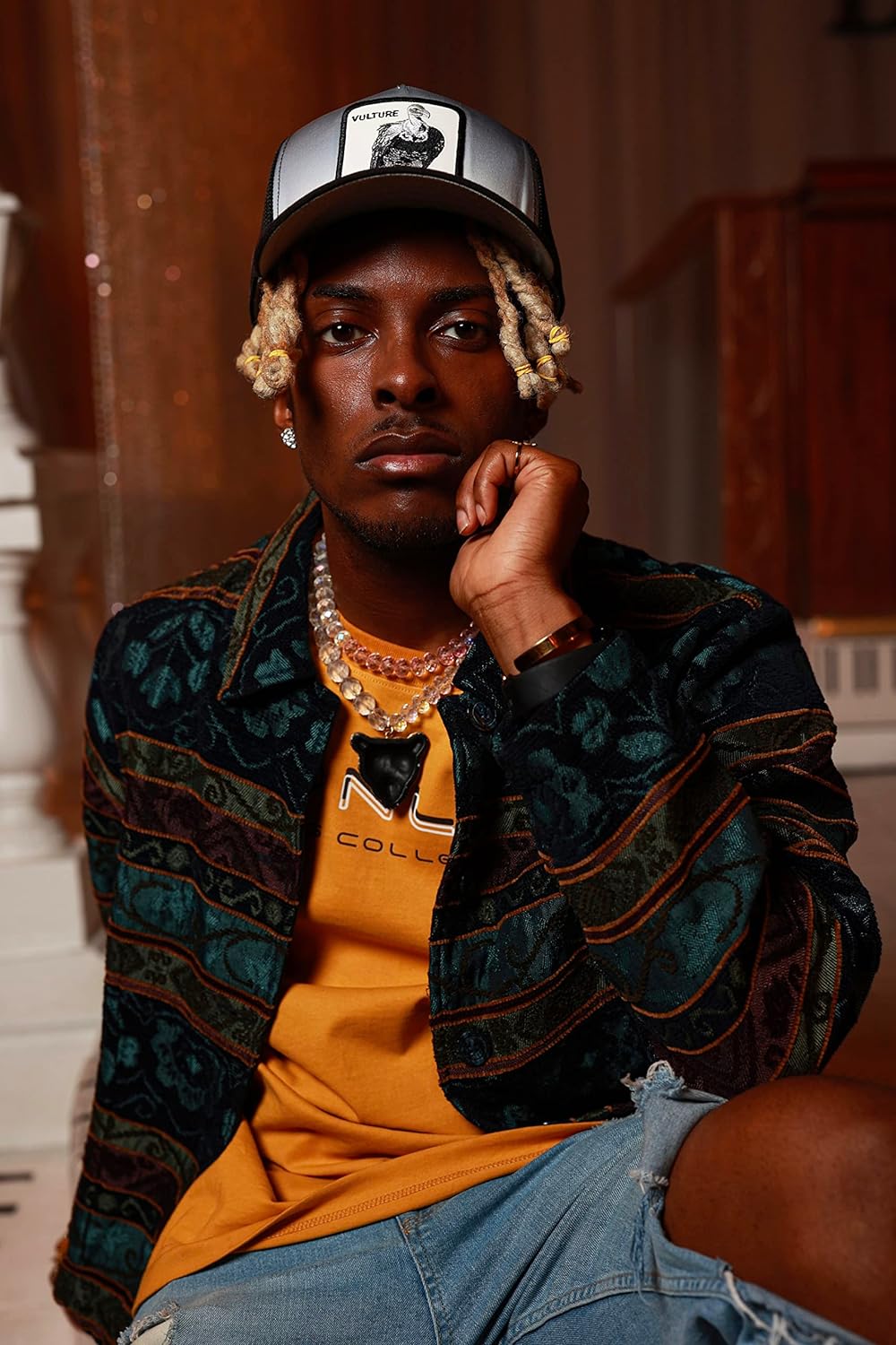 .Goorin Bros. Gorra Trucker Back Off Buzzard Black Black 101-0365.