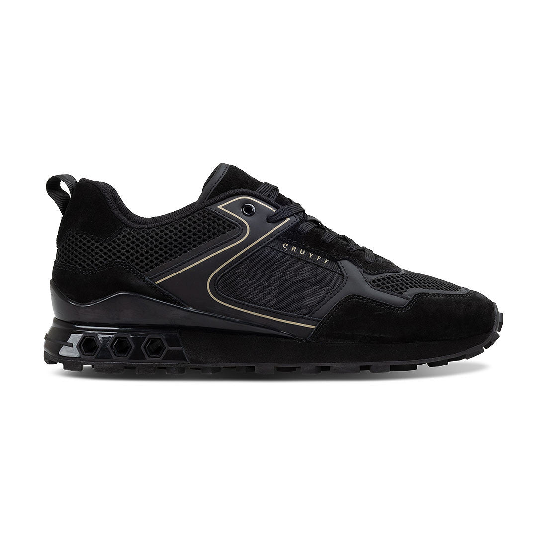 Cruyff Zapatillas Hombre Modelo Fuori CC261141-960 Black/Gold.