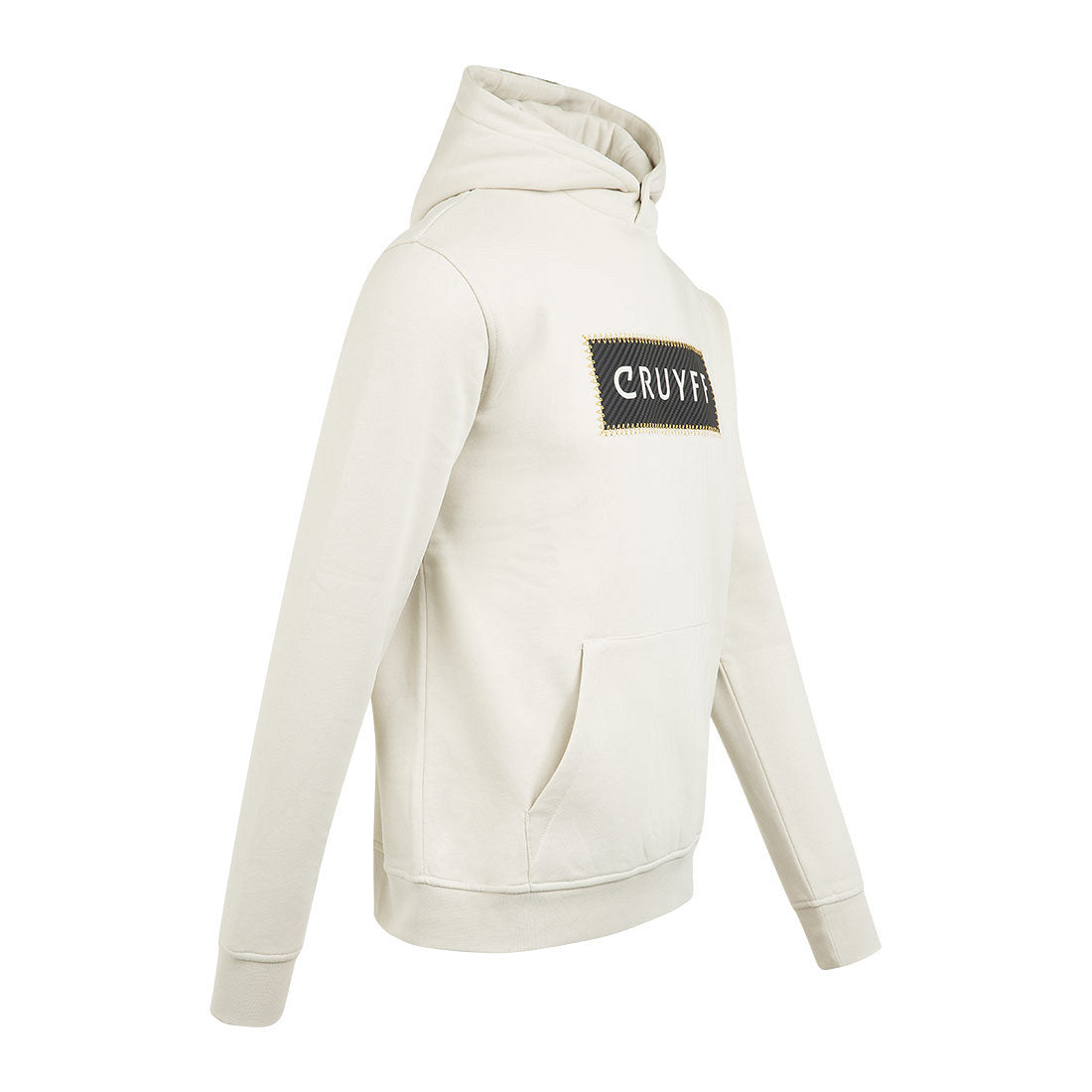 Cruyff  Sudadera Hombre Modelo Fuzeknit Lasercut  CA243770-161 White/Gold.