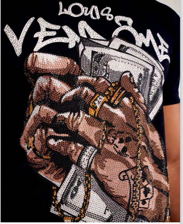 LOUIS VENDOME CAMISETA HOMBRE LV-67 Black.