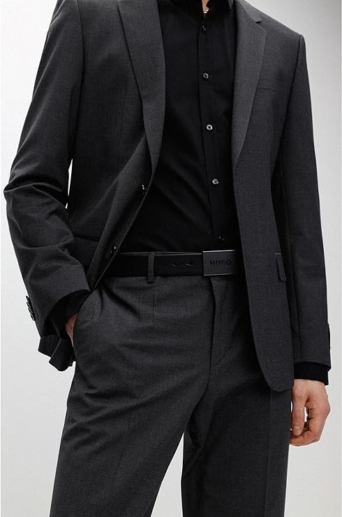 HUGO BOSS  HUGO Cinturón para Hombre 50470654-001 Black.