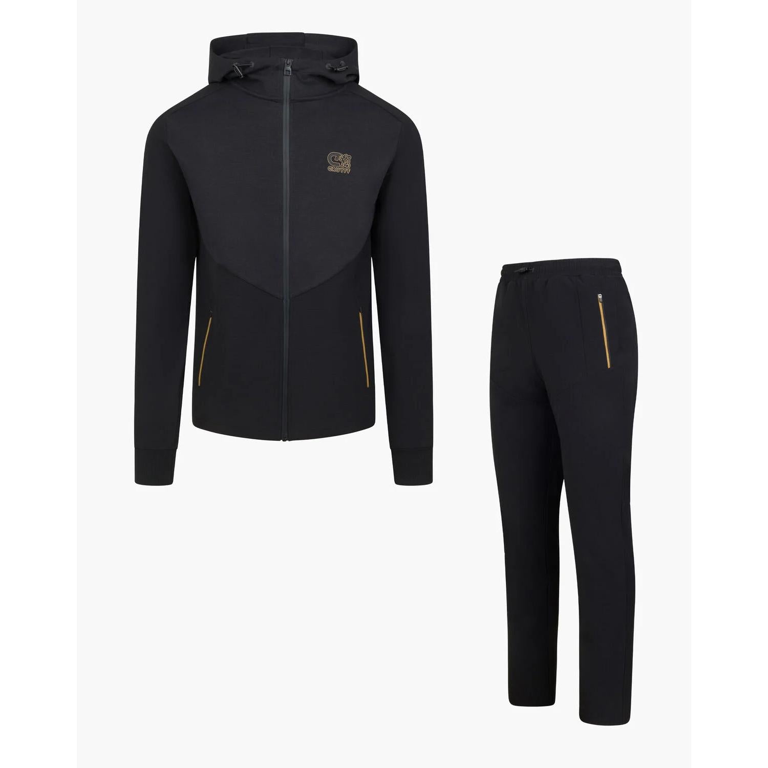 CRUYFF  CHANDAL HOMBRE MODELO RIPSTOP CA243039-960  Black/Gold .