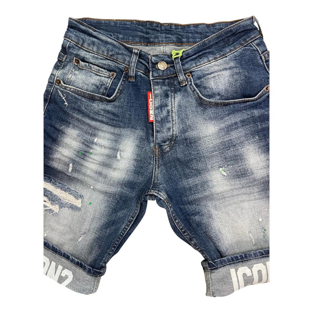 ICON2 Pantalon Corto de hombre de algodón elástico, colección Primavera/Verano (6338).