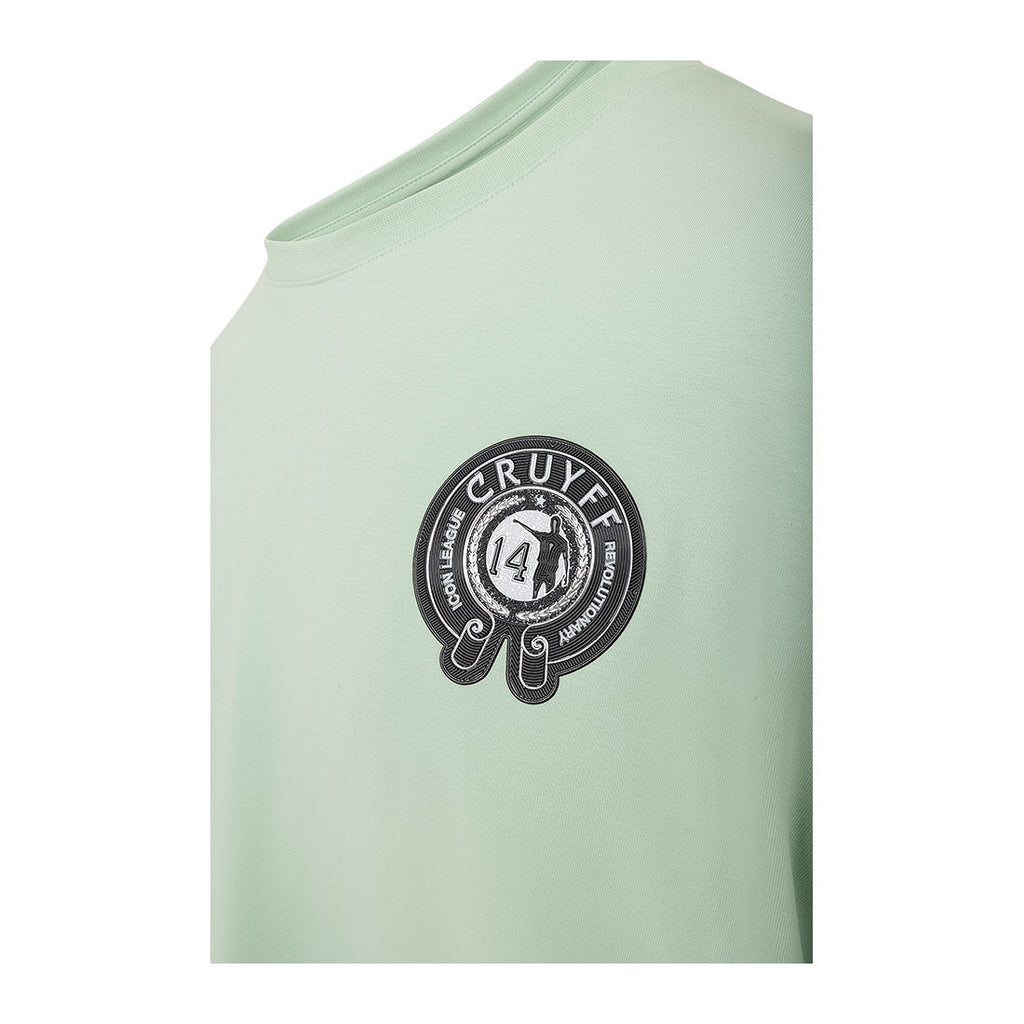 Cruyff Camiseta Hombre Modelo League Logo CA241021-501Color Verde.