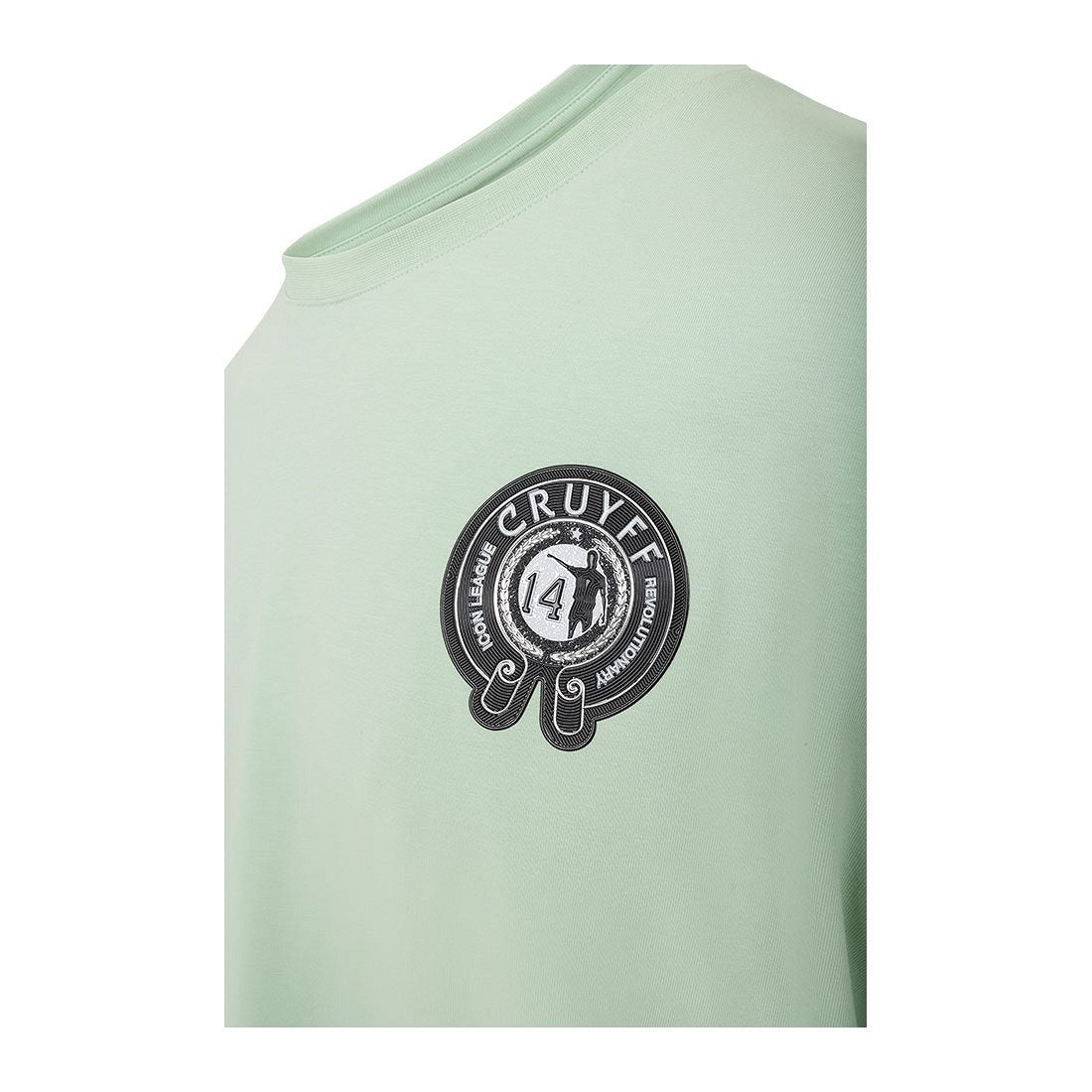 Cruyff Camiseta Hombre Modelo League Logo CA241021-501Color Verde.