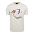 Cruyff Camiseta Hombre Modelo CA251054-101 White/red.