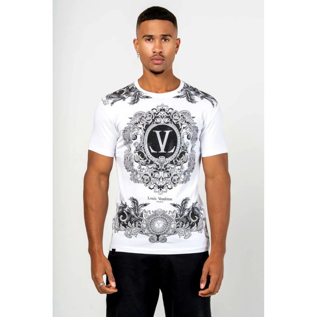 LOUIS VENDOME CAMISETA HOMBRE LV-72 White..