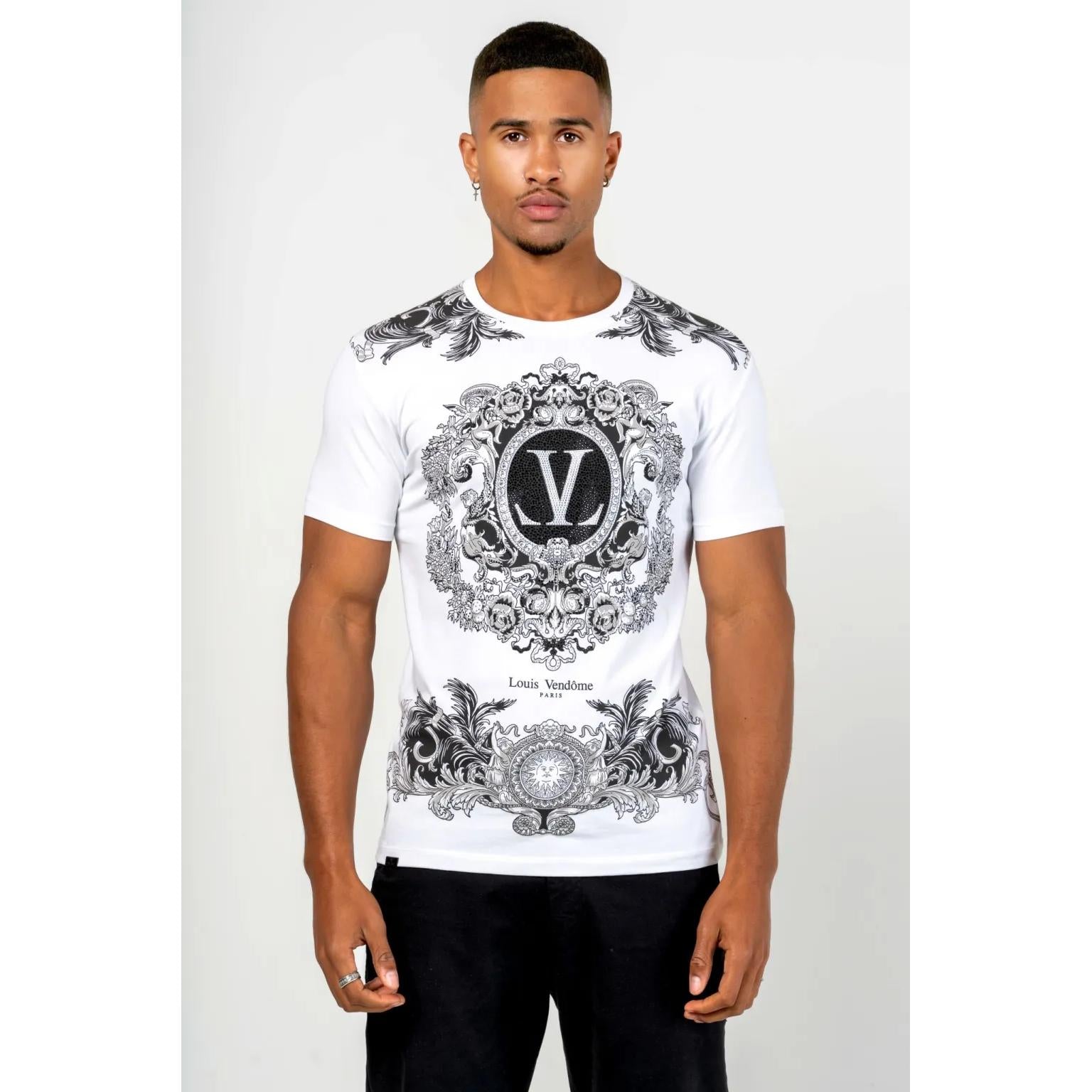 LOUIS VENDOME CAMISETA HOMBRE LV-72 White..