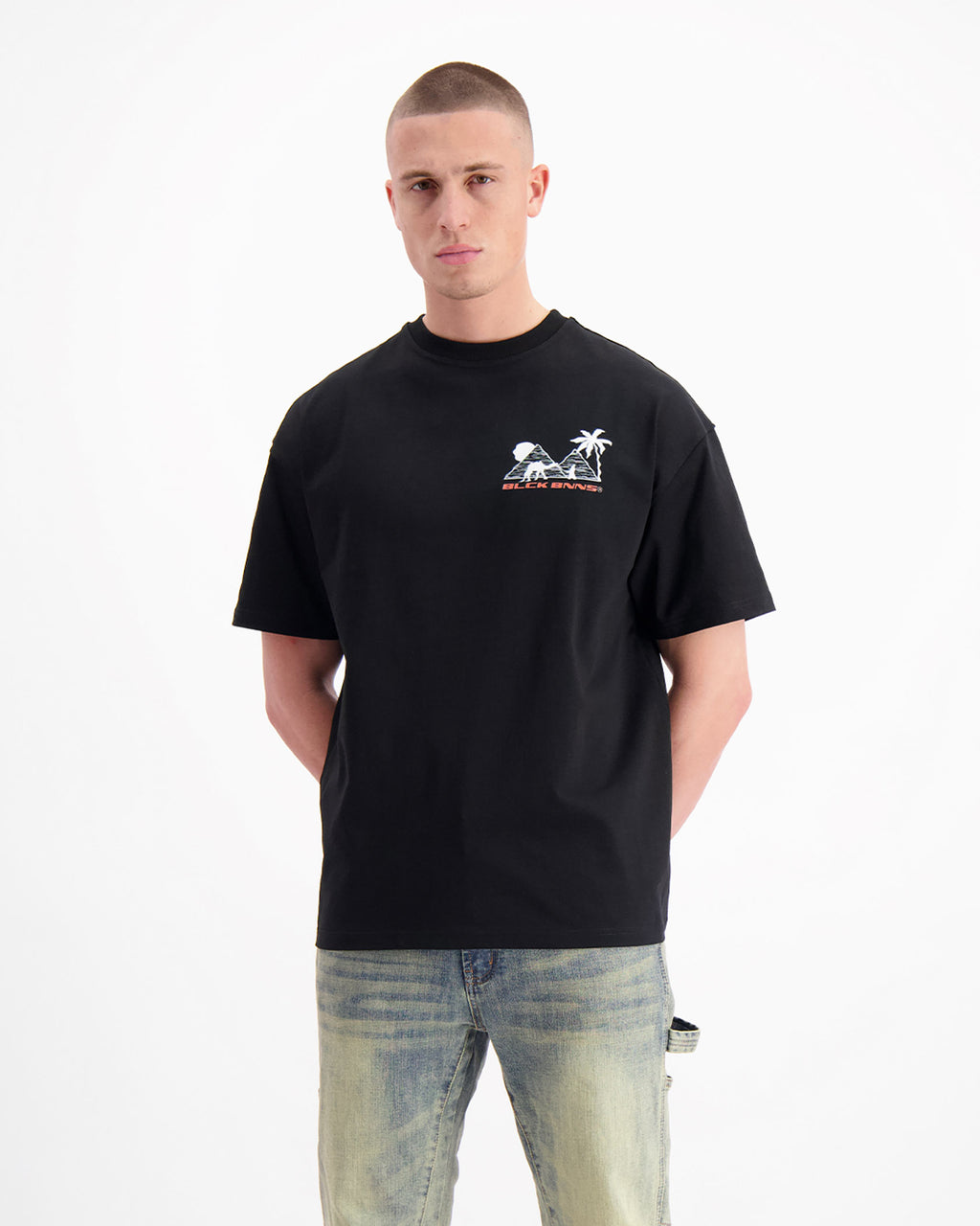 BLACK BANANAS Camiseta Hombre Modelo:1.125.3.09 Black.