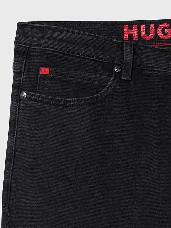 HUGO Jeans_Trousers para Hombre 50495224-003 Black