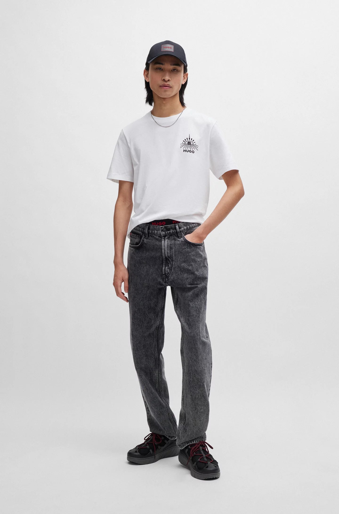 HUGO BOSS - Camiseta Manga Corta  para hombre 50513828-100 White.