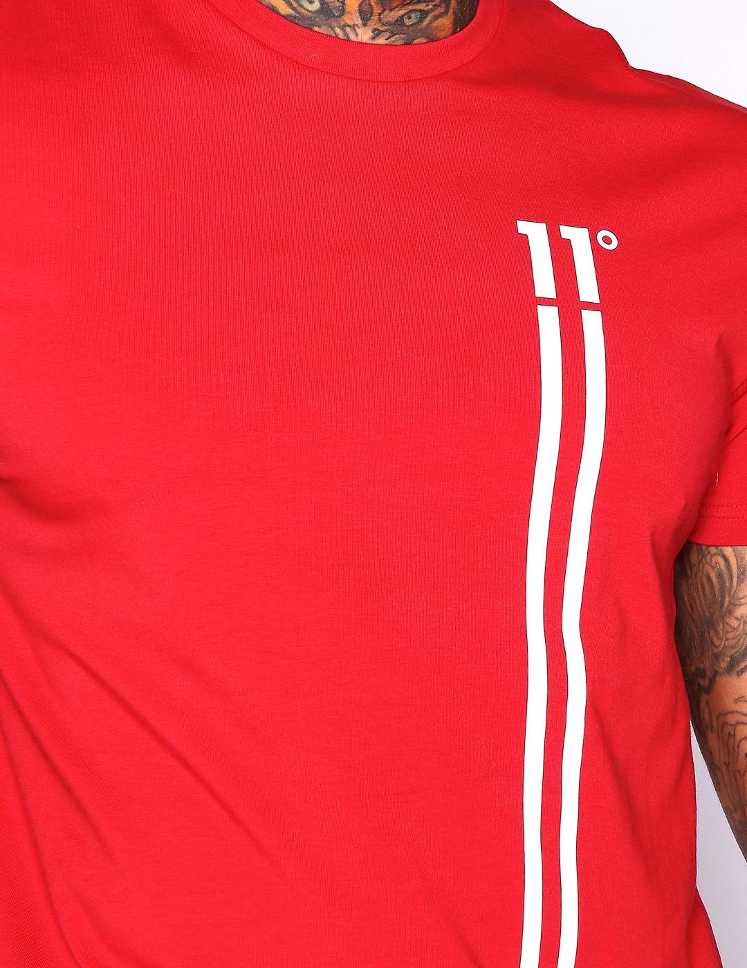 Eleven Degrees 11º Camiseta Hombre 11D379-039 Red.