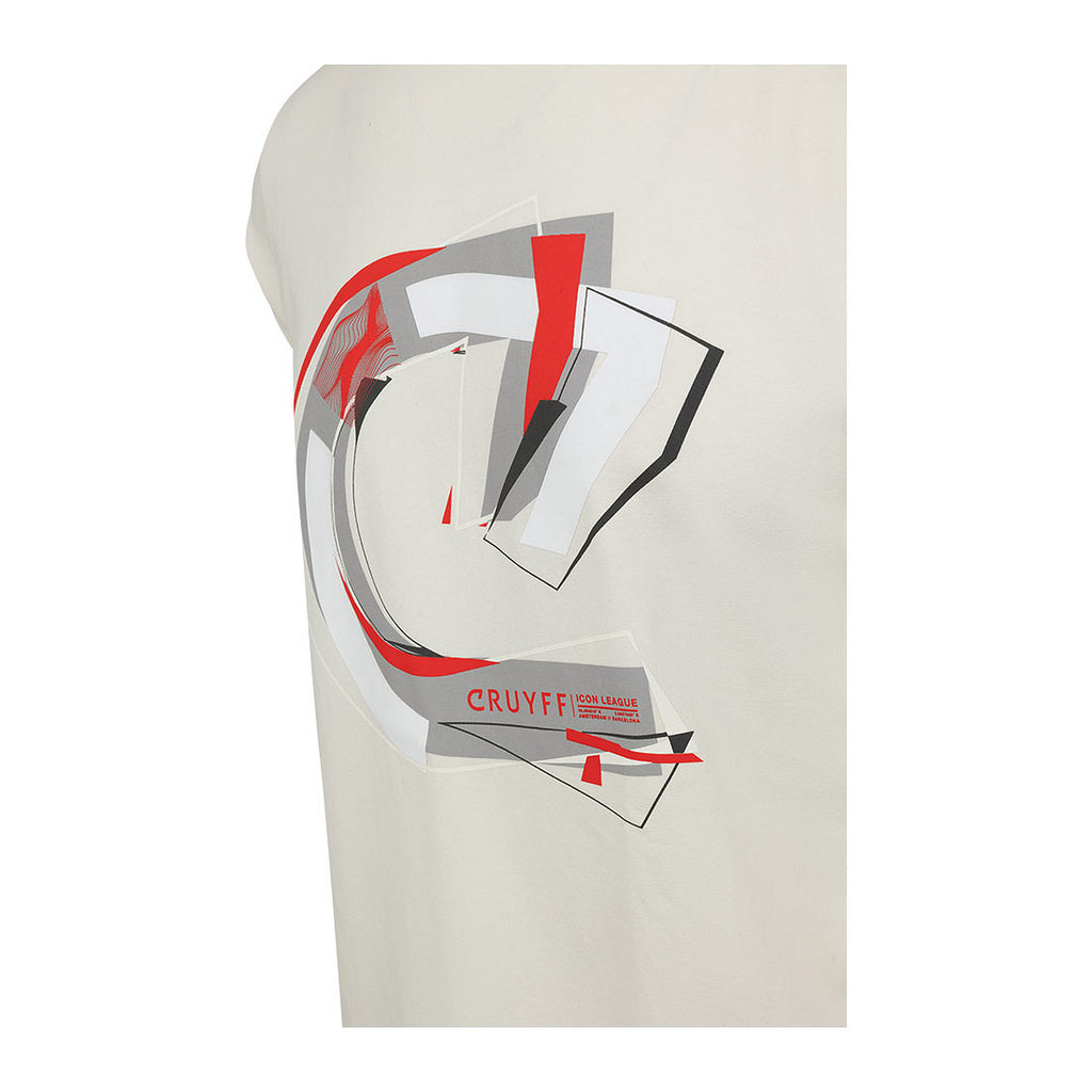Cruyff Camiseta Hombre Modelo CA251054-101 White/red.
