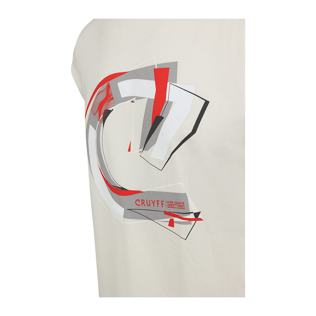 Cruyff Camiseta Hombre Modelo CA251054-101 White/red.