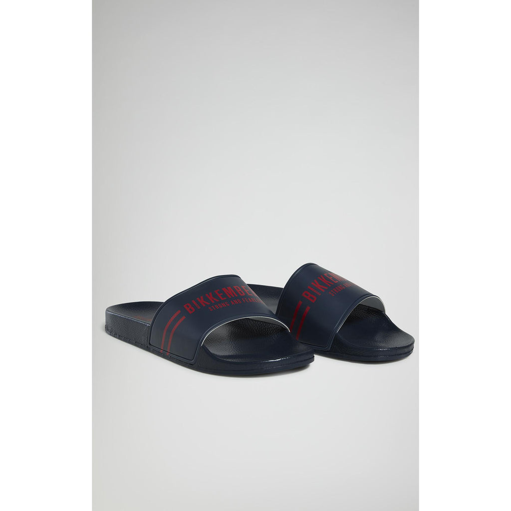 CHANCLAS BIKKEMBERGS. COLOR AZUL MARINO..