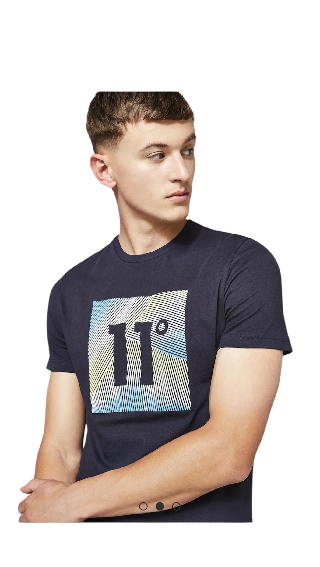 Eleven Degrees 11º .Camiseta Hombre 11D1121-006 Navy.