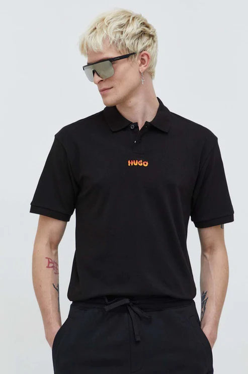 HUGO BOSS POLO HOMBRE  50504559-001 Color Negro.