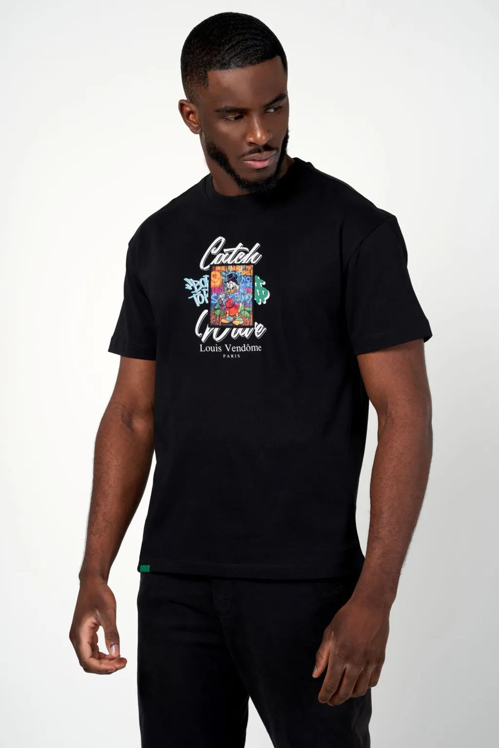 LOUIS VENDOME PARIS CAMISETA HOMBRE MODELO: LV-60 Black..