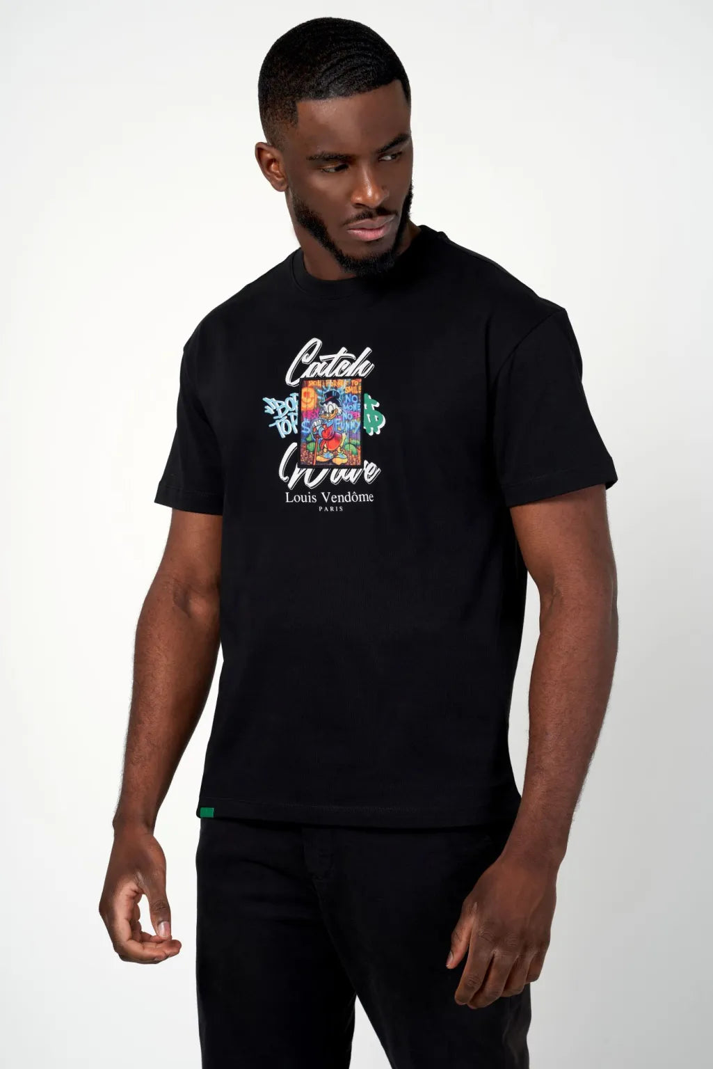 LOUIS VENDOME PARIS CAMISETA HOMBRE MODELO: LV-60 Black..