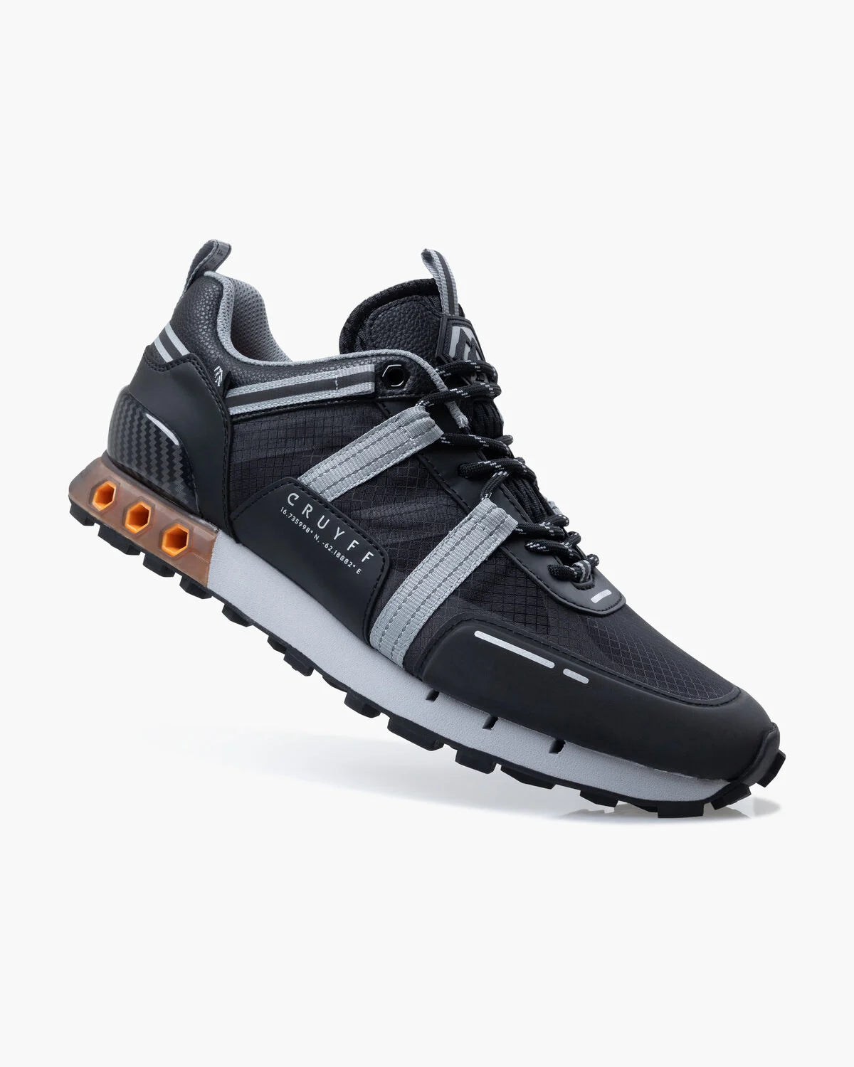 Cruyff Zapatillas Deportivas Hombre Modelo Fearia Inter Lace // Montserrat CMF243150-958 Black/Grey.