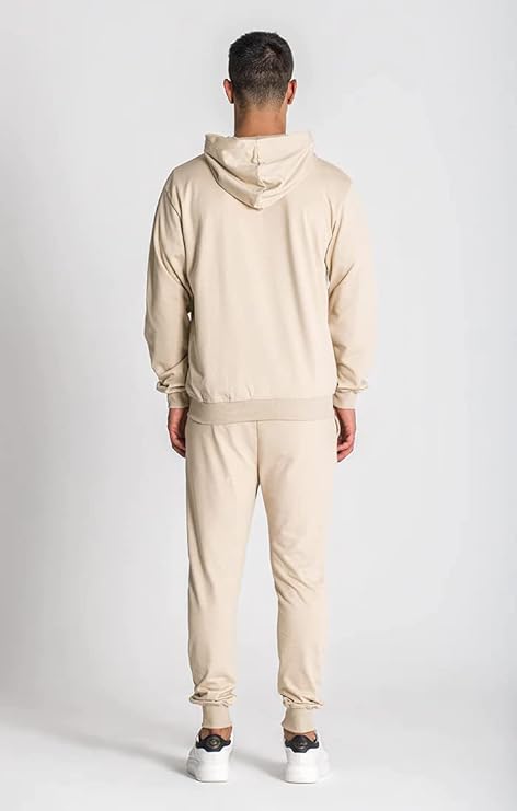 Gianni Kavanagh Beige Essential Micro Hoodie Jacket Hooded Sweatshirt para Hombre