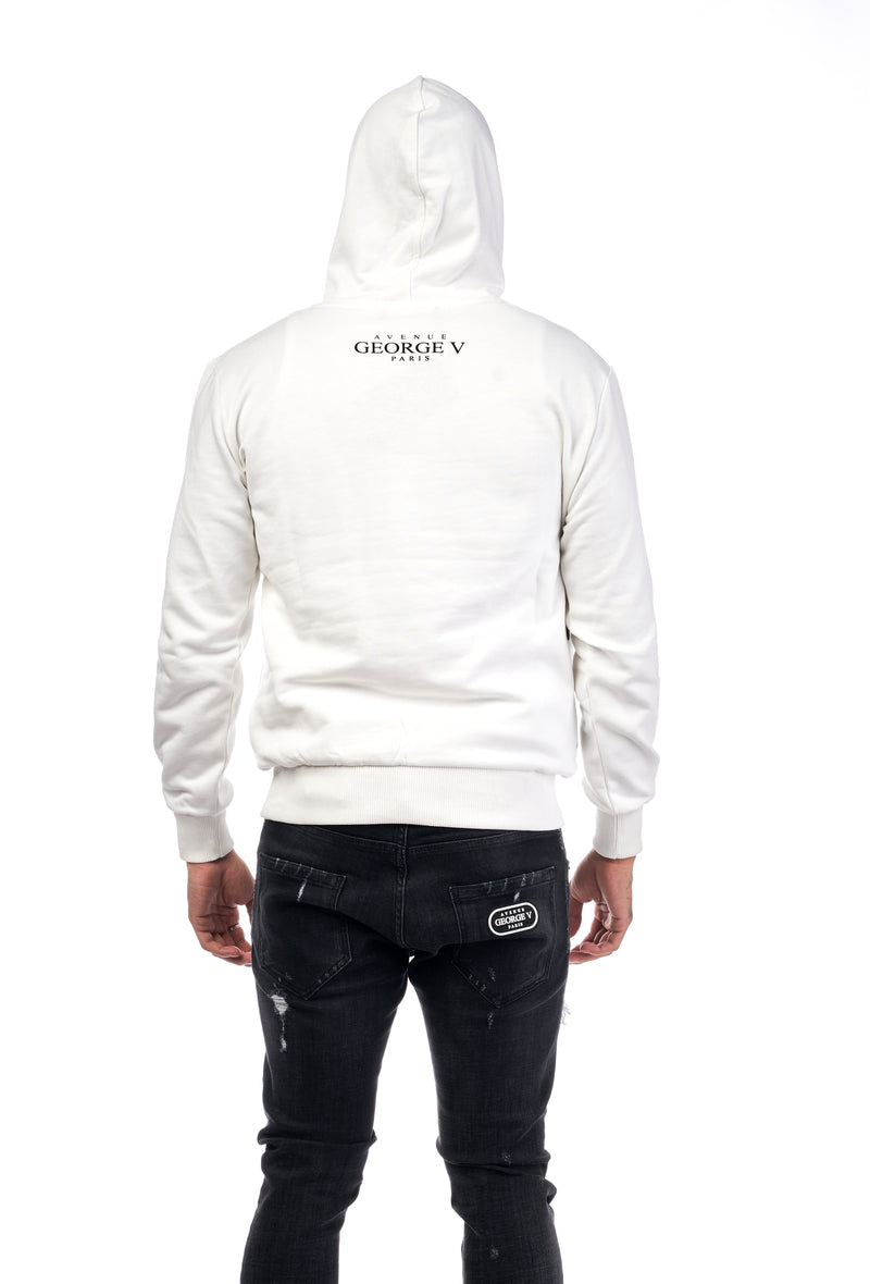 GEORGE-V Sudadera con Capucha GV-2082 White..