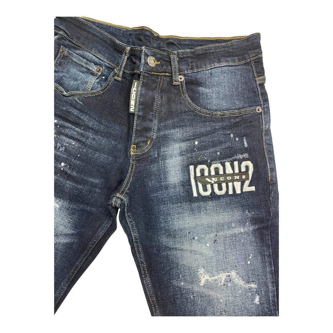 ICON2 Pantalon Corto de hombre de algodón elástico, colección Primavera/Verano (6310).