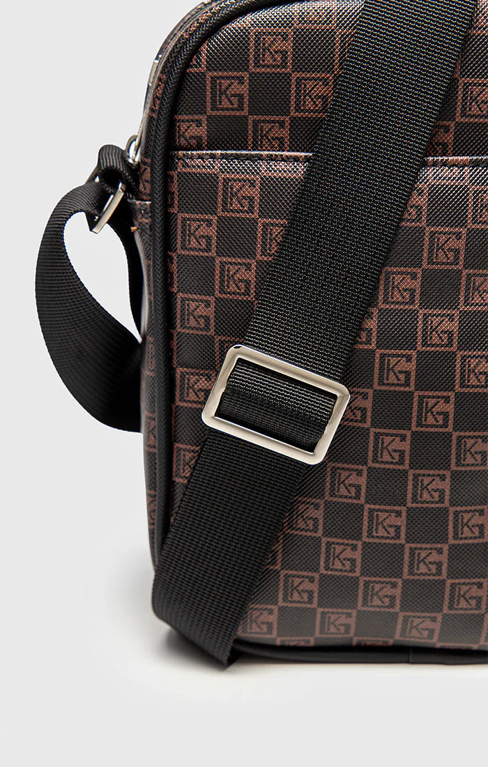 Bolso Hombre Gianni Cavanagh Color Marron.