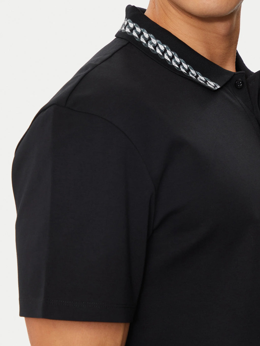 HUGO BOSS POLO  HOMBRE  50510036-001 .Negro