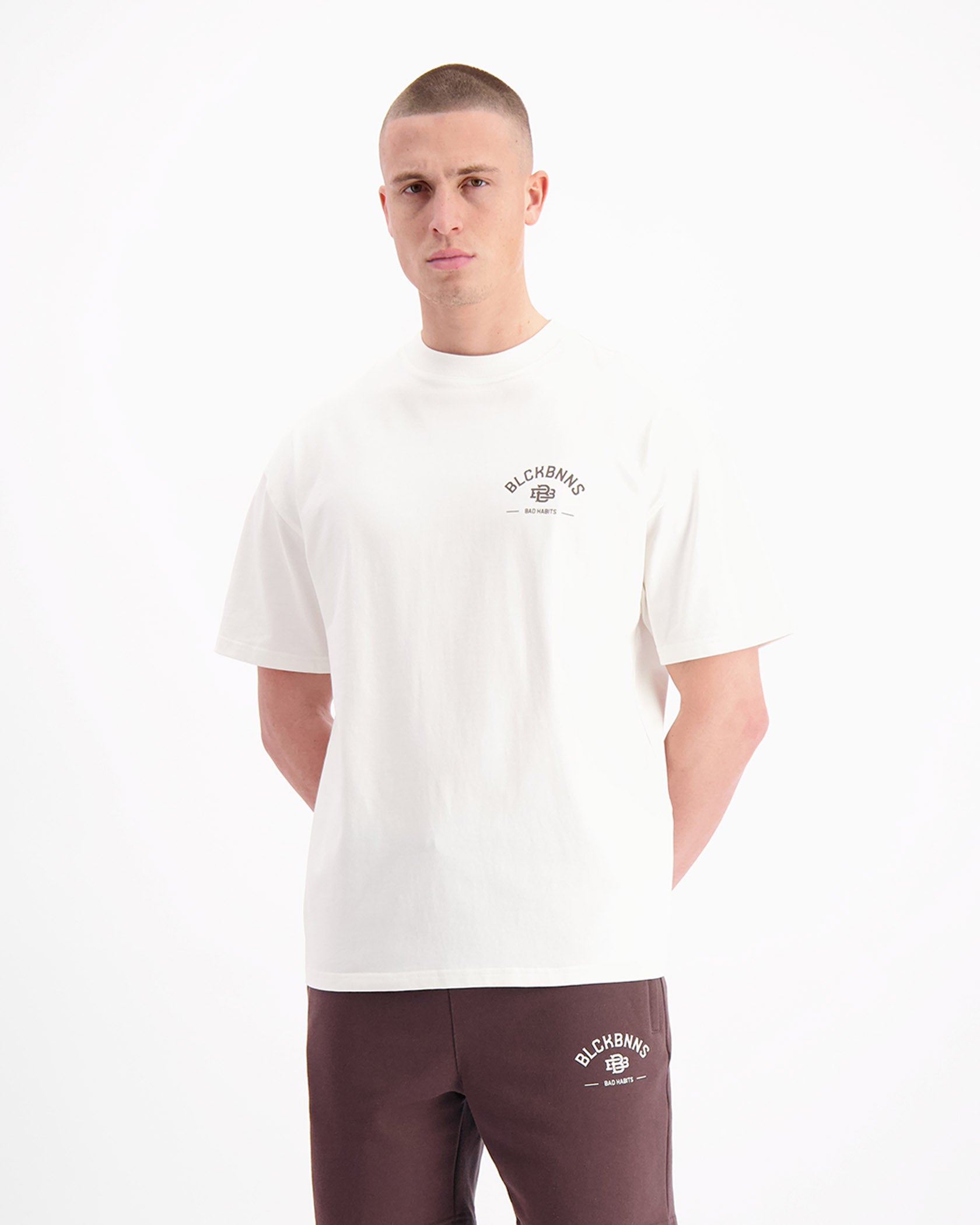 BLACK BANANAS Conjunto Hombre Modelo Bad Habits:1.125.3.26 White.