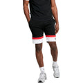 ELEVEN DEGREES SHORT TRIPLE PANEL SWEAT SHORTS - BLACK / WHITE/RED 11D3090-972.