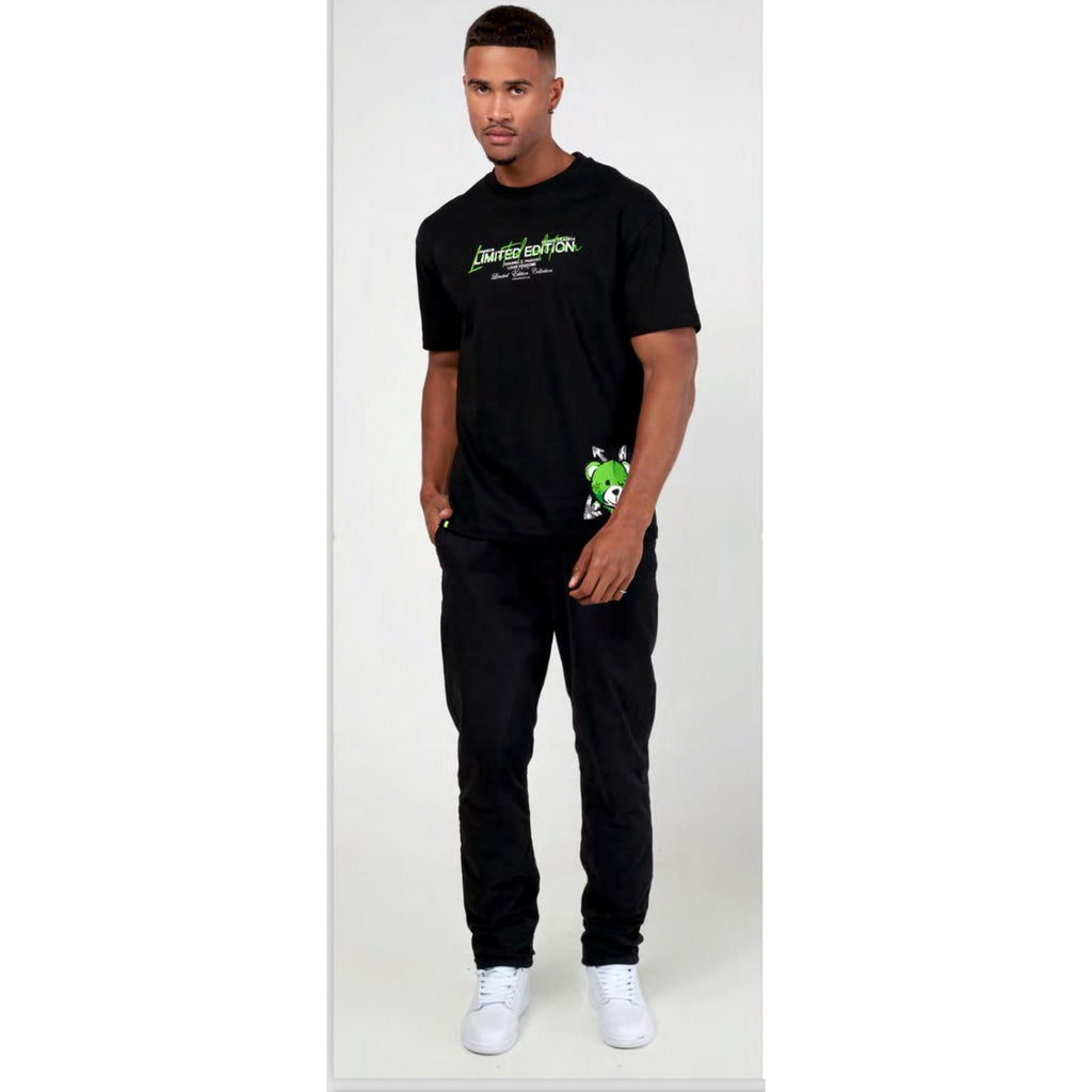 LOUIS VENDOME CAMISETA HOMBRE LV-54 Black/Green.