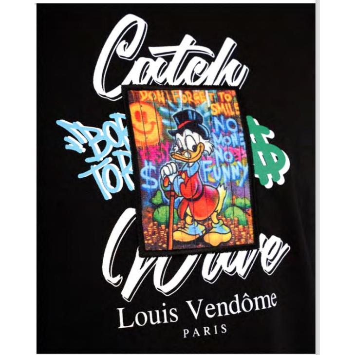 LOUIS VENDOME PARIS CAMISETA HOMBRE MODELO: LV-60 Black..