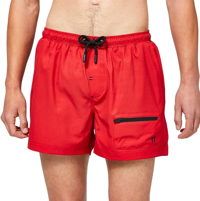 Eleven Degrees BAÑADOR Zip Pocket Red Rojo 11D1089-456.