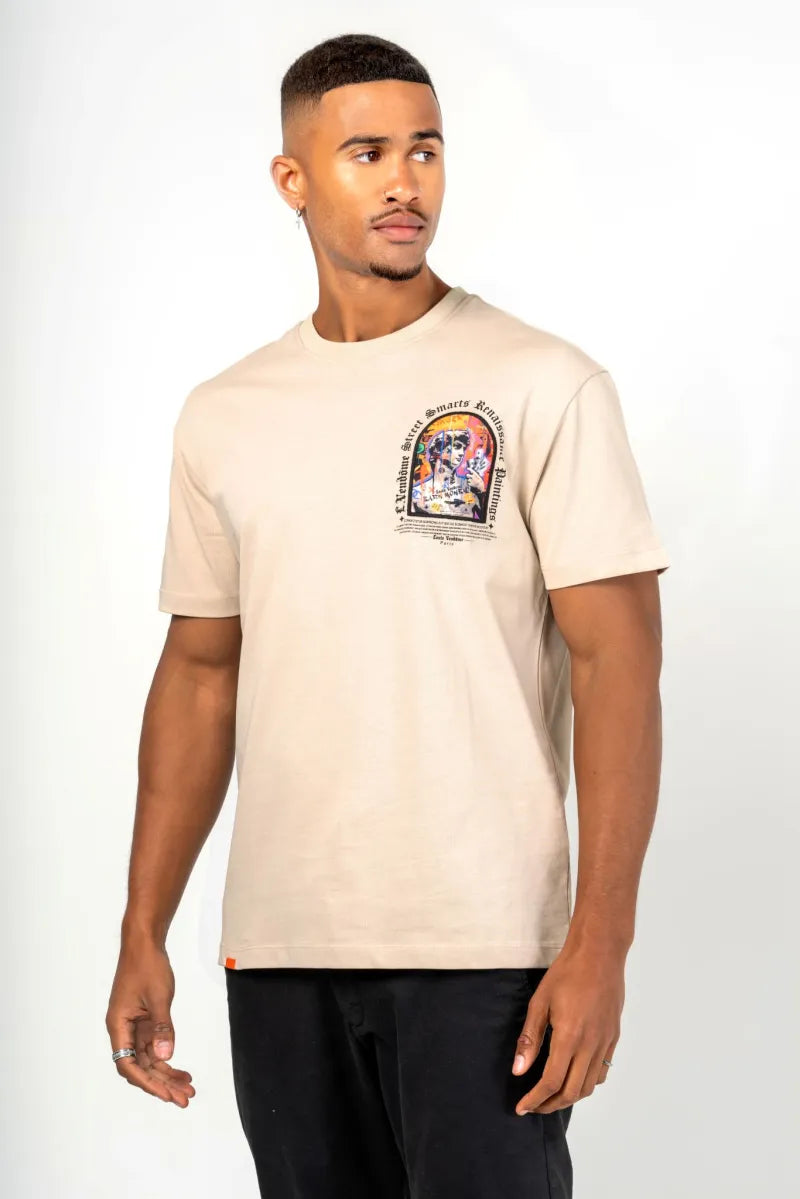 LOUIS VENDOME PARIS CAMISETA HOMBRE MODELO:LV-52 Beige.