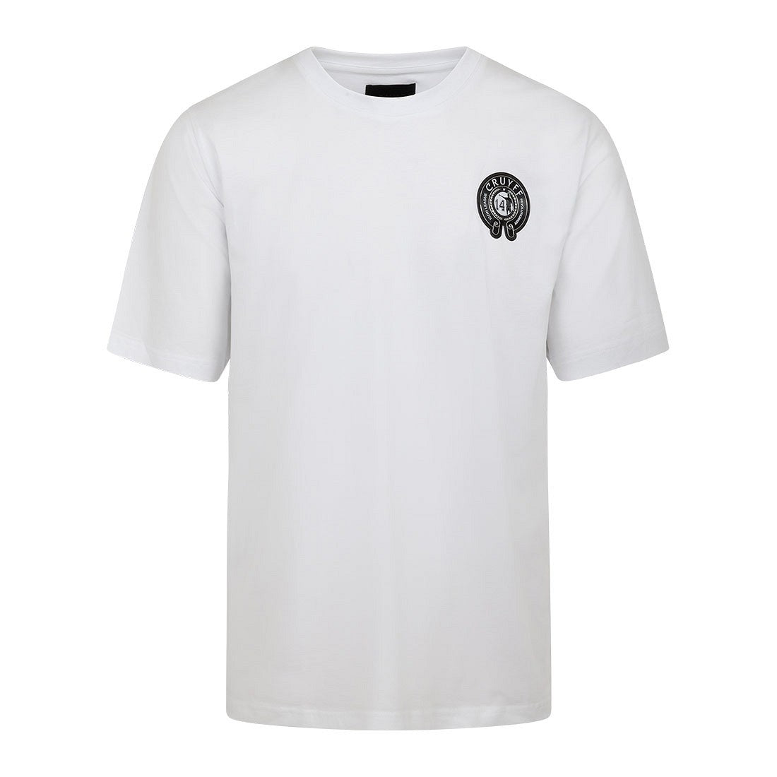 Cruyff Camiseta Hombre Modelo League Logo CA241021-100 Color Blanco.