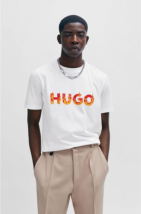 HUGO BOSS Camiseta hombre 505044542-100.