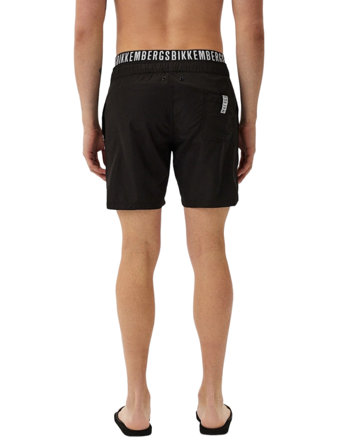 BIKKEMBERGS BAÑADOR HOMBRE COLOR NEGRO. BKK3MBM10.