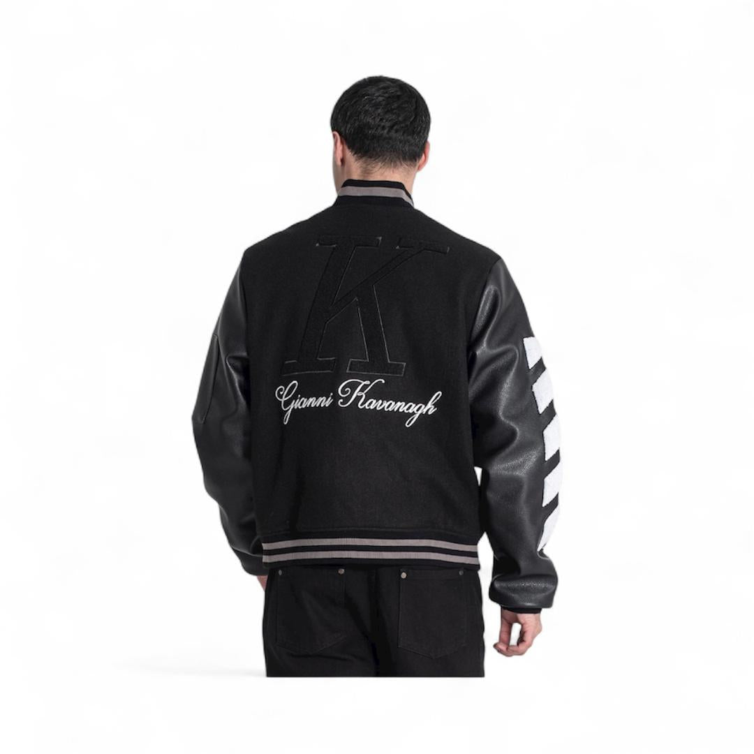 Cazadora Bomber Black Varsity GKM006997.
