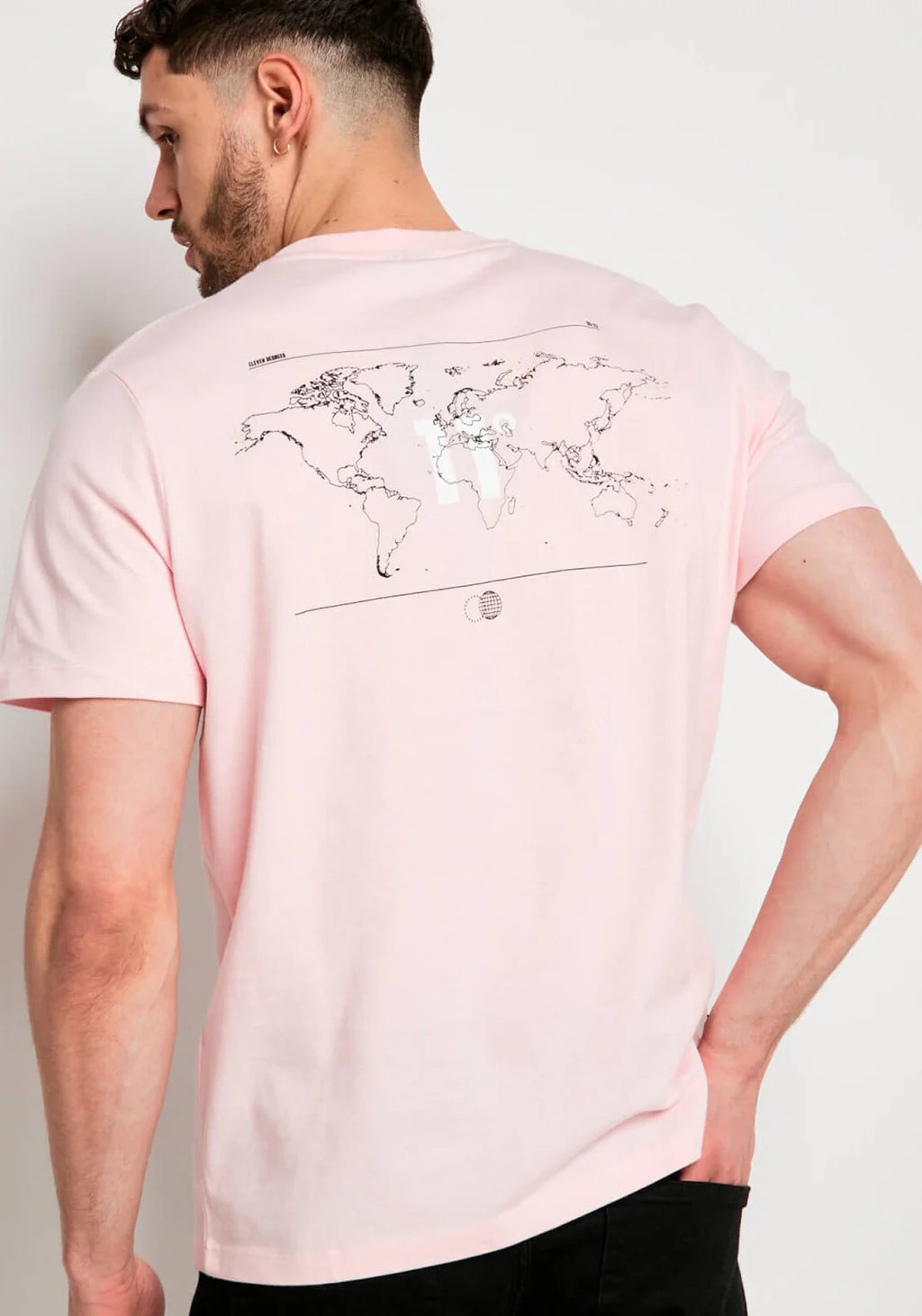 Eleven Degrees 11º Camiseta GLOBAL  -11D3106-077 Light Pink.