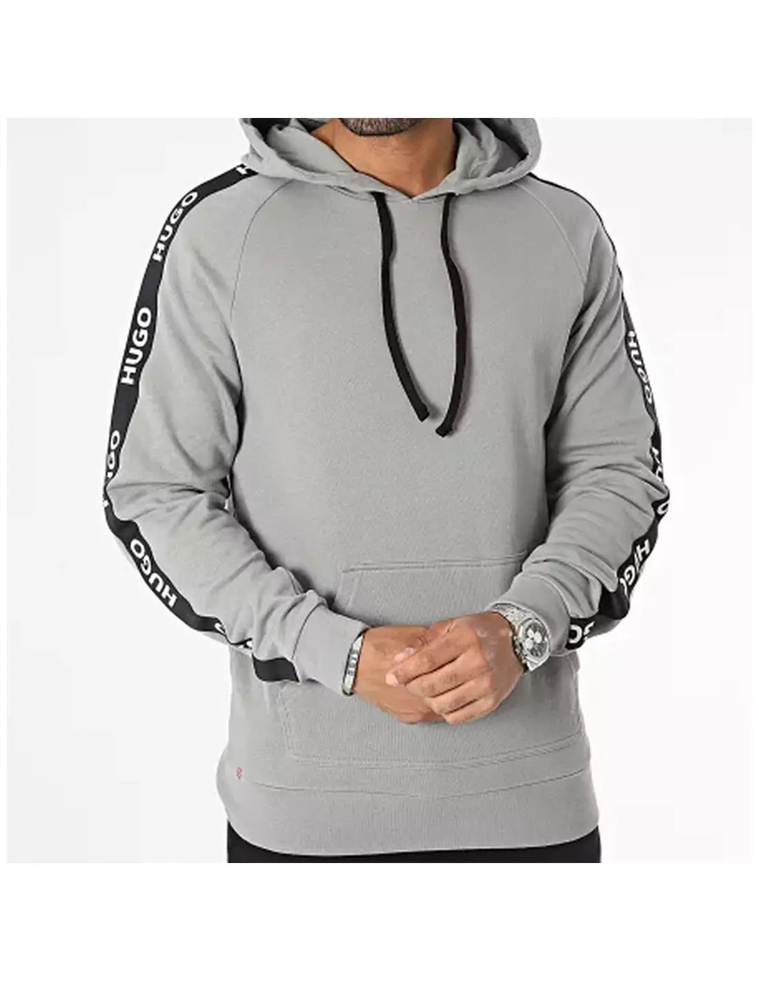 HUGO BOSS  Sudadera, Color Gris, para Hombre 50497003-035.