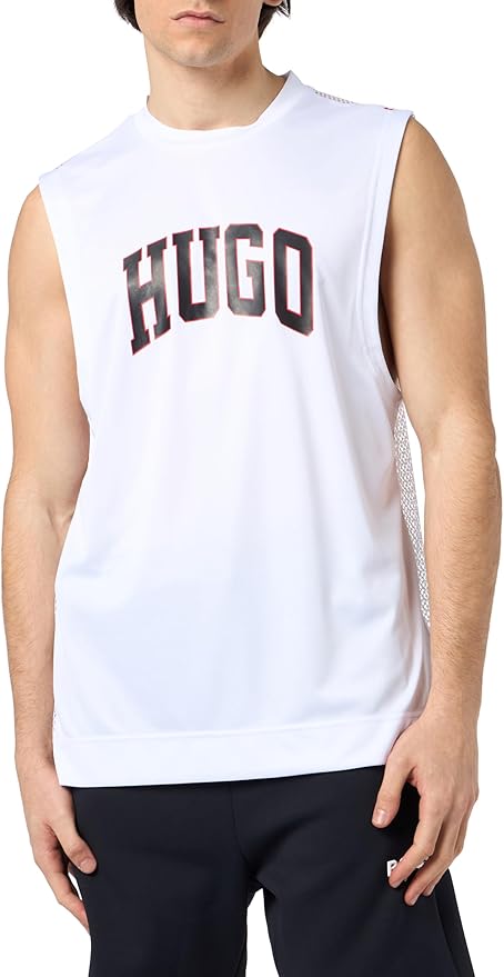HUGO Conjunto de malla para hombre, 50515479-100 Whiite.