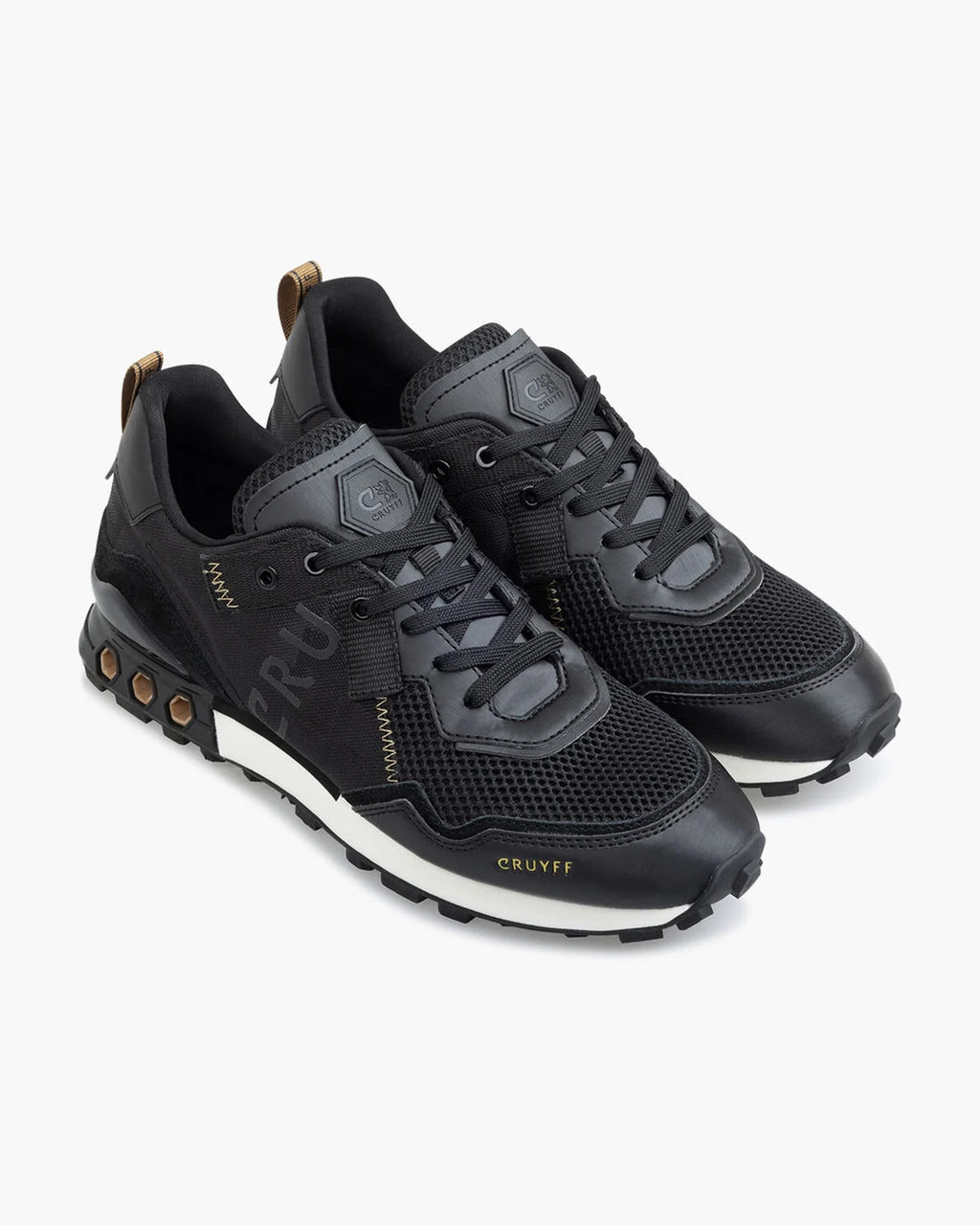Cruyff Zapatillas Deportivas Hombre Modelo Superbia Hex-Tech CC243232-960 Black/Gold.