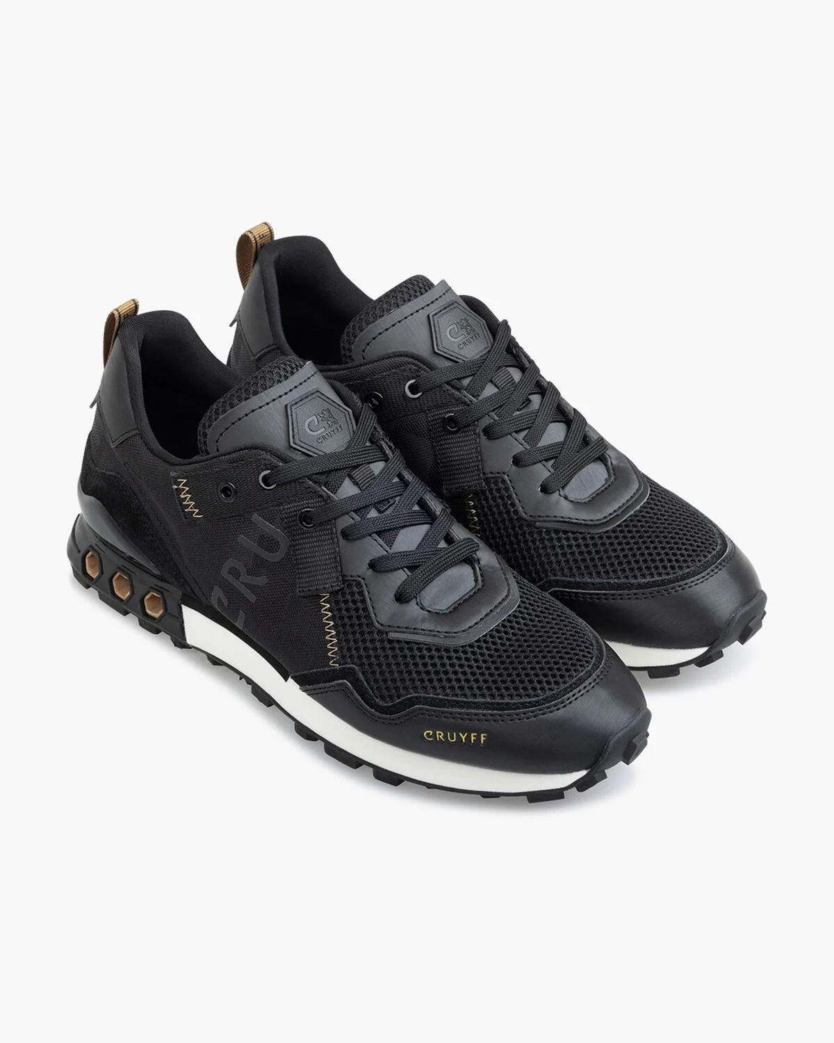 Cruyff Zapatillas Deportivas Hombre Modelo Superbia Hex-Tech CC243232-960 Black/Gold.