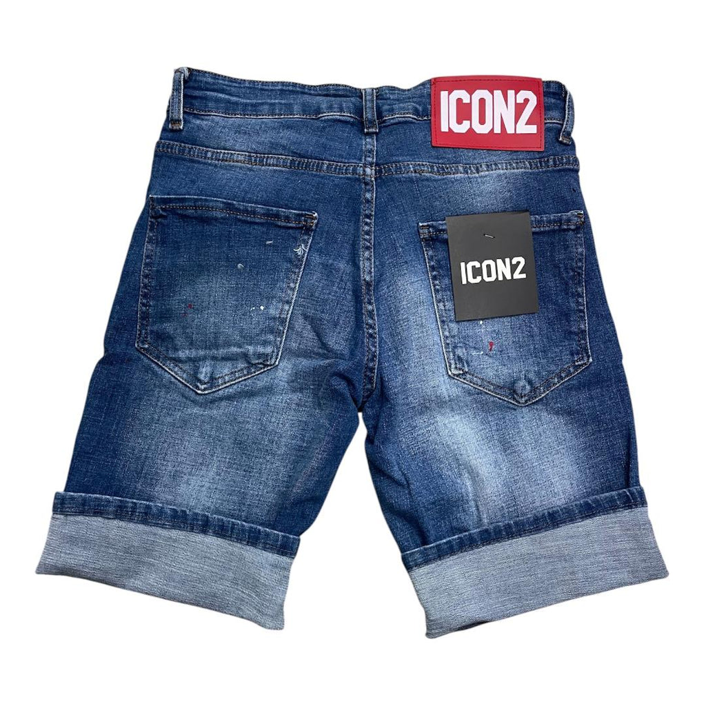 ICON2 Pantalon Corto de hombre de algodón elástico, colección Primavera/Verano (6344)