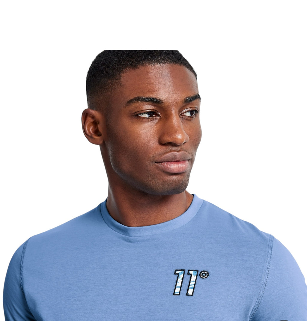 ELEVEN DEGREES Camiseta Hombre 11D215-1156 Azul.