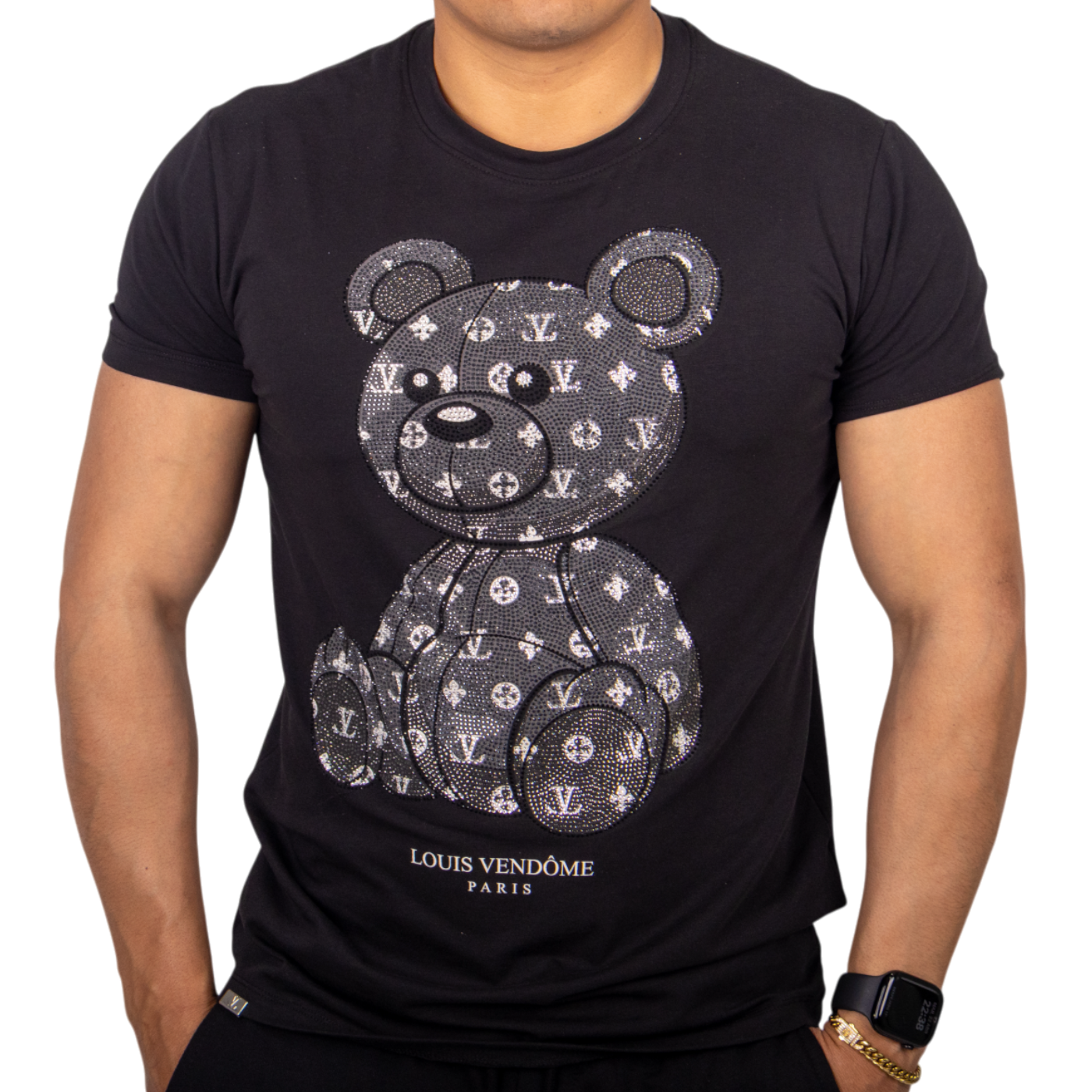 LOUIS VENDOME CAMISETA HOMBRE LV-71-2 BLACK..