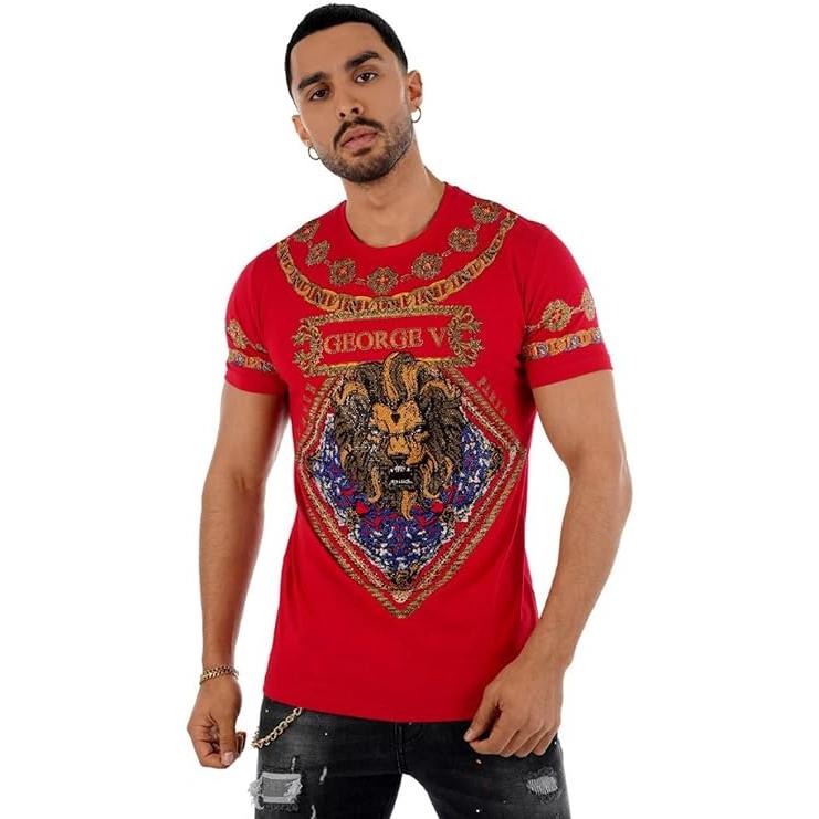 GEORGE-V .Camiseta LEÓN - Rojo - GV2210
