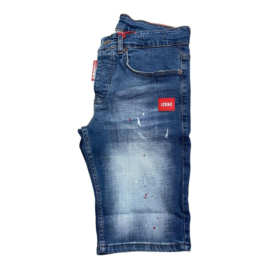 ICON2 Pantalon Corto de hombre de algodón elástico, colección Primavera/Verano (6344)