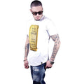 GEORGE-V .Camiseta Parche Lingote de Oro Blanco GV-2004 White